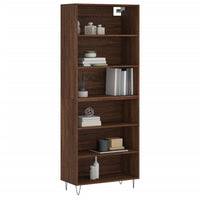 Thumbnail for Highboard Braun Eichen-Optik 69,5x32,5x180 cm Holzwerkstoff