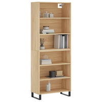 Thumbnail for Highboard Sonoma-Eiche 69,5x32,5x180 cm Holzwerkstoff