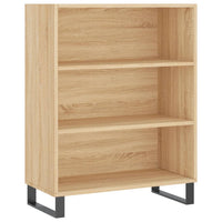 Thumbnail for Highboard Sonoma-Eiche 69,5x32,5x180 cm Holzwerkstoff