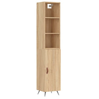 Thumbnail for Highboard Sonoma-Eiche 34,5x34x180 cm Holzwerkstoff