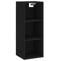 Thumbnail for Highboard Schwarz 34,5x34x180 cm Holzwerkstoff