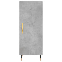 Thumbnail for Highboard Betongrau 34,5x34x180 cm Holzwerkstoff