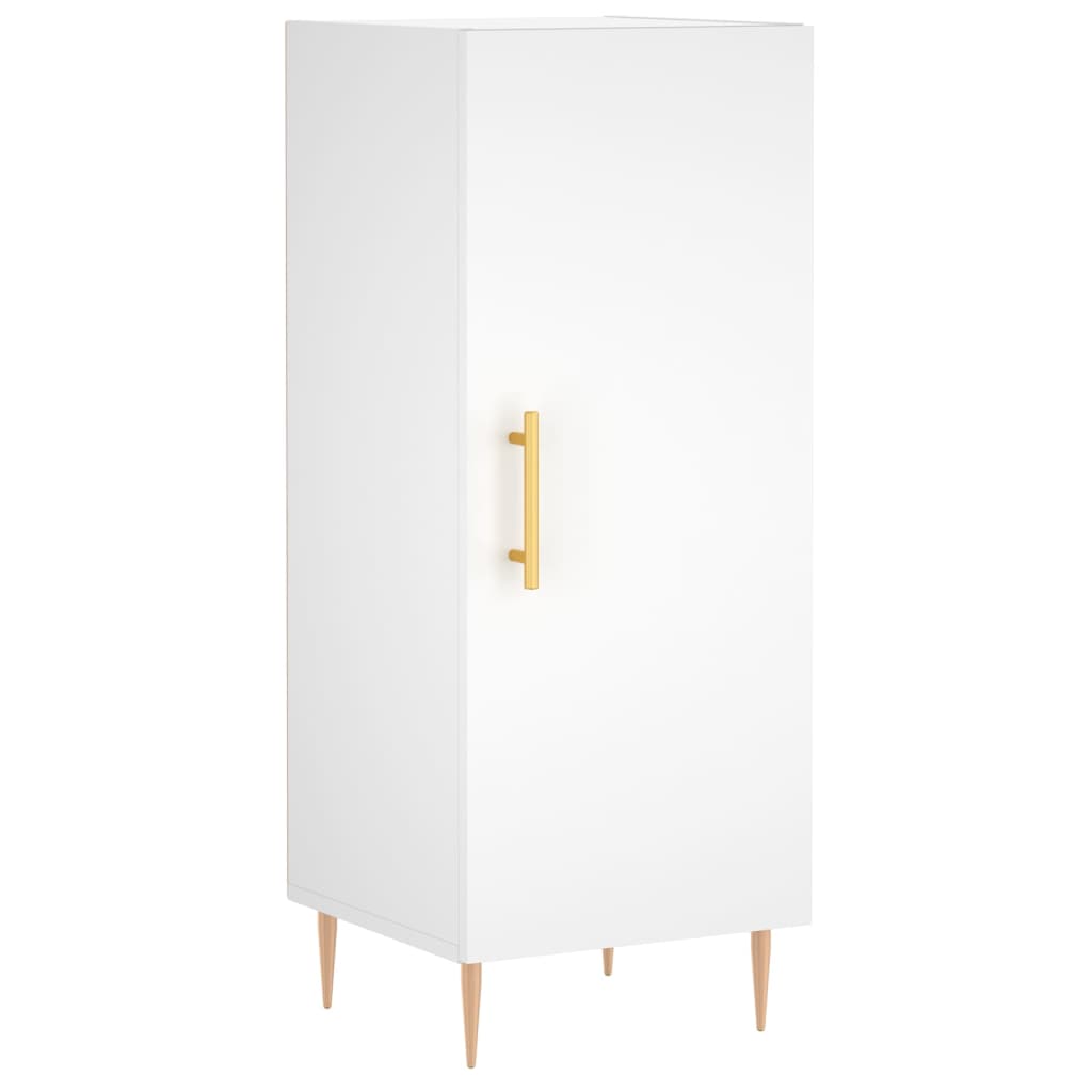 Highboard Weiß 34,5x34x180 cm Holzwerkstoff