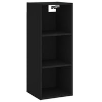 Thumbnail for Highboard Schwarz 34,5x34x180 cm Holzwerkstoff