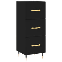 Thumbnail for Highboard Schwarz 34,5x34x180 cm Holzwerkstoff