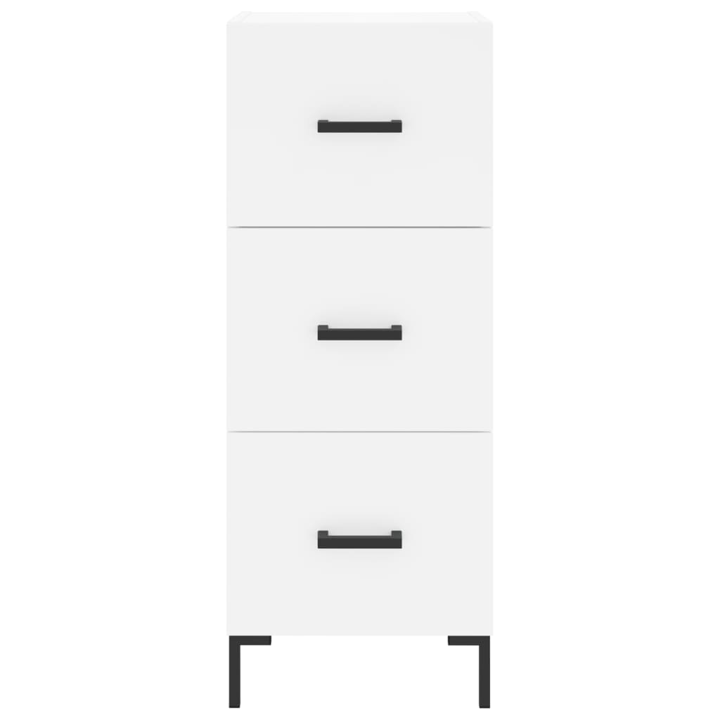 Highboard Weiß 34,5x34x180 cm Holzwerkstoff