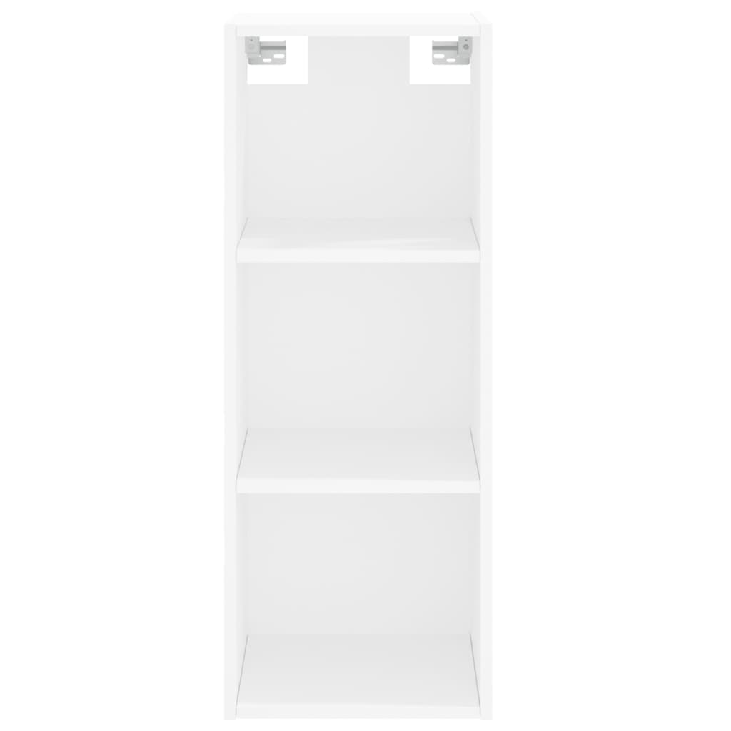Highboard Weiß 34,5x34x180 cm Holzwerkstoff