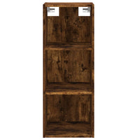 Thumbnail for Highboard Räuchereiche 34,5x34x180 cm Holzwerkstoff
