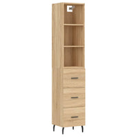 Thumbnail for Highboard Sonoma-Eiche 34,5x34x180 cm Holzwerkstoff