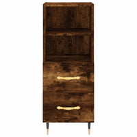 Thumbnail for Highboard Räuchereiche 34,5x34x180 cm Holzwerkstoff