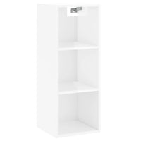 Thumbnail for Highboard Hochglanz-Weiß 34,5x32,5x180 cm Holzwerkstoff