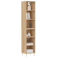 Thumbnail for Highboard Sonoma-Eiche 34,5x32,5x180 cm Holzwerkstoff