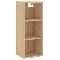 Thumbnail for Highboard Sonoma-Eiche 34,5x32,5x180 cm Holzwerkstoff