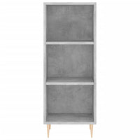 Thumbnail for Highboard Betongrau 34,5x32,5x180 cm Holzwerkstoff