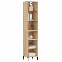 Thumbnail for Highboard Sonoma-Eiche 34,5x32,5x180 cm Holzwerkstoff