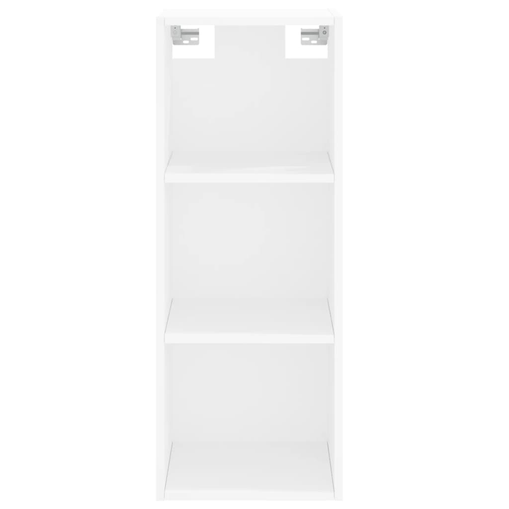 Highboard Weiß 34,5x34x180 cm Holzwerkstoff
