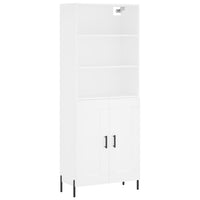 Thumbnail for Highboard Weiß 69,5x34x180 cm Holzwerkstoff