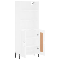 Thumbnail for Highboard Weiß 69,5x34x180 cm Holzwerkstoff
