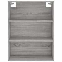 Thumbnail for Highboard Grau Sonoma 69,5x34x180 cm Holzwerkstoff