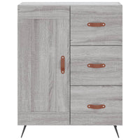 Thumbnail for Highboard Grau Sonoma 69,5x34x180 cm Holzwerkstoff