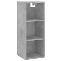 Thumbnail for Highboard Betongrau 34,5x34x180 cm Holzwerkstoff