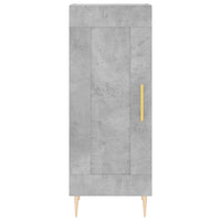 Thumbnail for Highboard Betongrau 34,5x34x180 cm Holzwerkstoff
