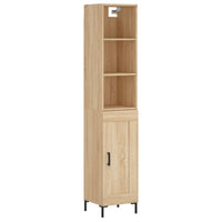 Thumbnail for Highboard Sonoma-Eiche 34,5x34x180 cm Holzwerkstoff