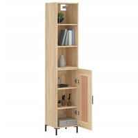 Thumbnail for Highboard Sonoma-Eiche 34,5x34x180 cm Holzwerkstoff