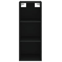 Thumbnail for Highboard Schwarz 34,5x34x180 cm Holzwerkstoff