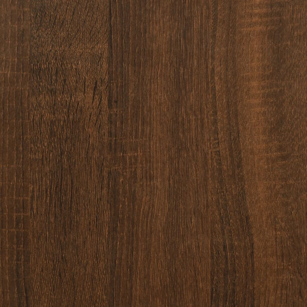 Nachttische 2Stk. Braun Eichen-Optik 34x35,5x45cm Holzwerkstoff
