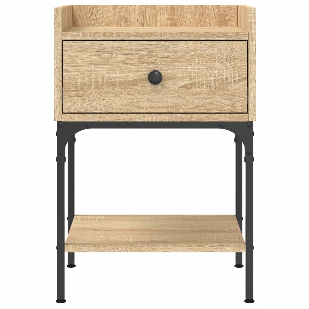Nachttische 2 Stk. Sonoma-Eiche 40,5x31x60 cm Holzwerkstoff