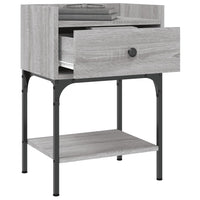 Thumbnail for Nachttische 2 Stk. Grau Sonoma 40,5x31x60 cm Holzwerkstoff