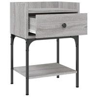 Thumbnail for Nachttische 2 Stk. Grau Sonoma 40,5x31x60 cm Holzwerkstoff