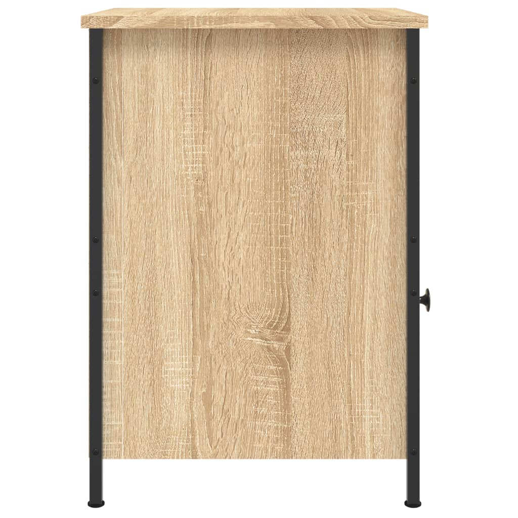 Nachttische 2 Stk. Sonoma-Eiche 40x42x60 cm Holzwerkstoff