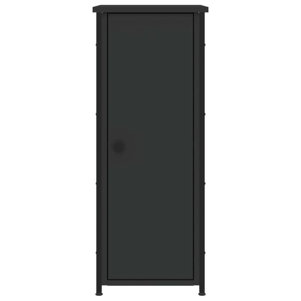 Nachttisch Schwarz 32x42x80 cm Holzwerkstoff