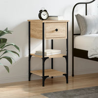 Thumbnail for Nachttisch Sonoma-Eiche 34x36x70 cm Holzwerkstoff