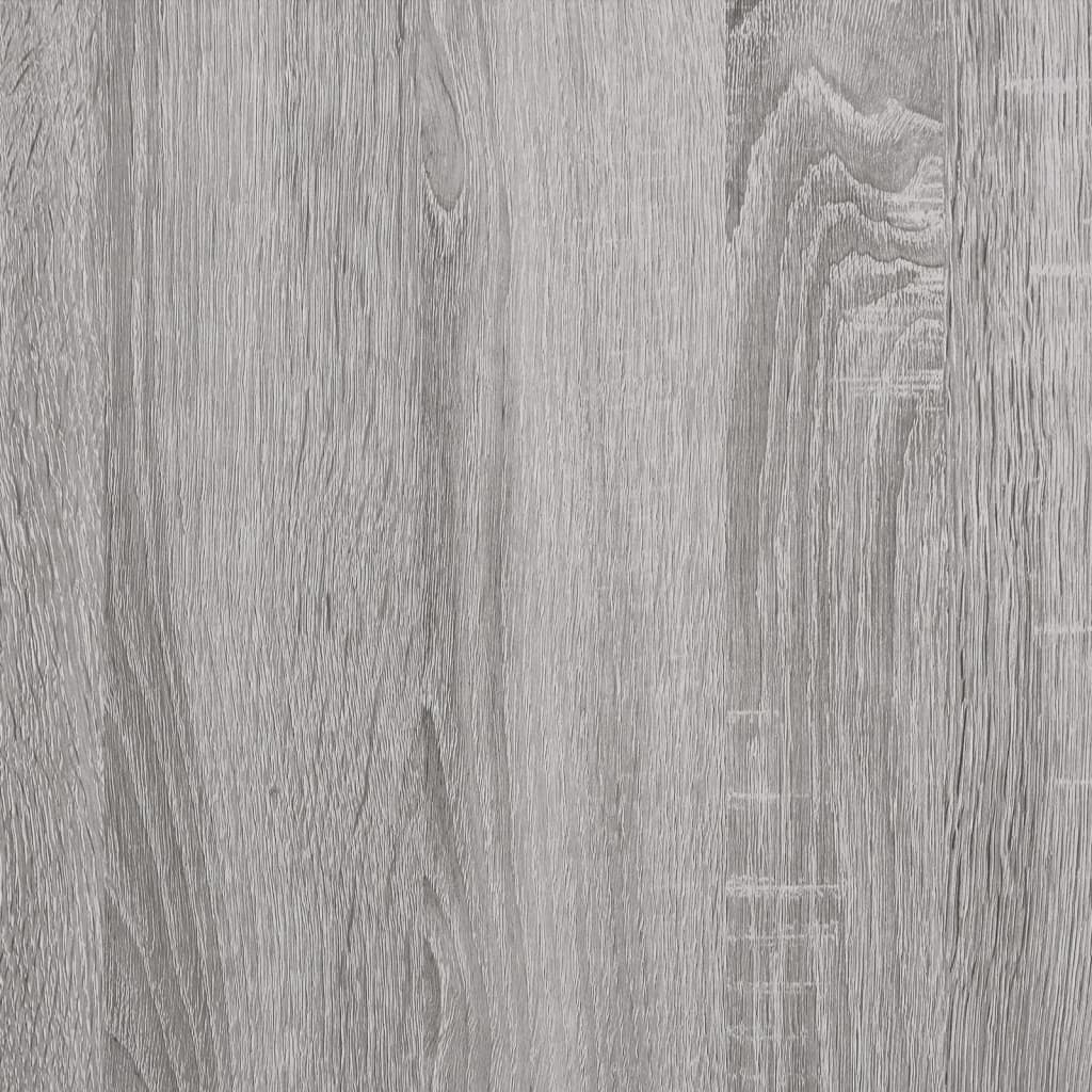Nachttische 2 Stk. Grau Sonoma 34x36x70 cm Holzwerkstoff