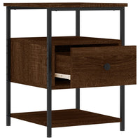 Thumbnail for Nachttische 2 Stk. Braun Eichen-Optik 40x42x56 cm Holzwerkstoff