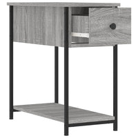 Thumbnail for Nachttische 2 Stk. Grau Sonoma 30x60x60 cm Holzwerkstoff