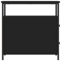 Thumbnail for Nachttische 2 Stk. Schwarz 30x60x60 cm Holzwerkstoff