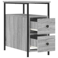 Thumbnail for Nachttische 2 Stk. Grau Sonoma 30x60x60 cm Holzwerkstoff