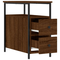 Thumbnail for Nachttische 2 Stk. Braun Eichen-Optik 30x60x60 cm Holzwerkstoff