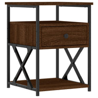 Thumbnail for Nachttische 2 Stk. Braun Eichen-Optik 40x42x55 cm Holzwerkstoff
