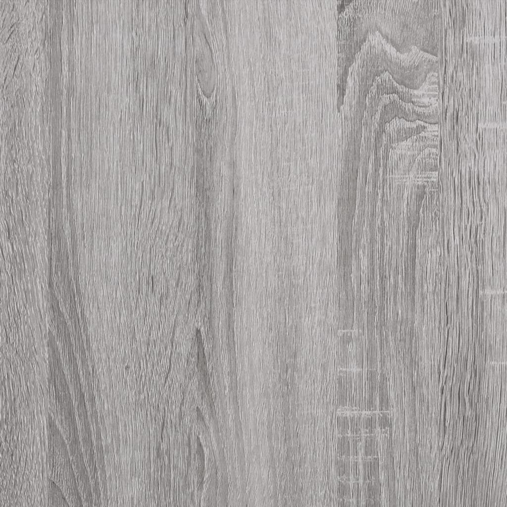 Nachttische 2 Stk. Grau Sonoma 32x42x70 cm Holzwerkstoff