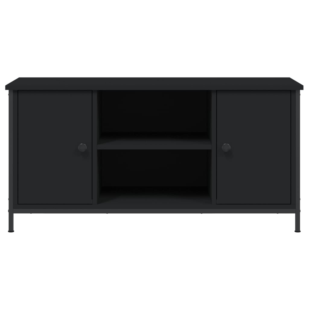 TV-Schrank Schwarz 100x40x50 cm Holzwerkstoff