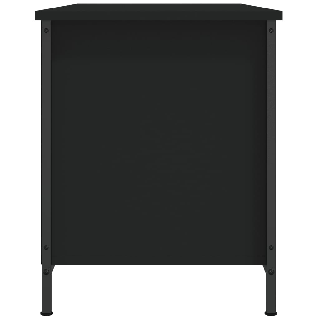 TV-Schrank Schwarz 100x40x50 cm Holzwerkstoff