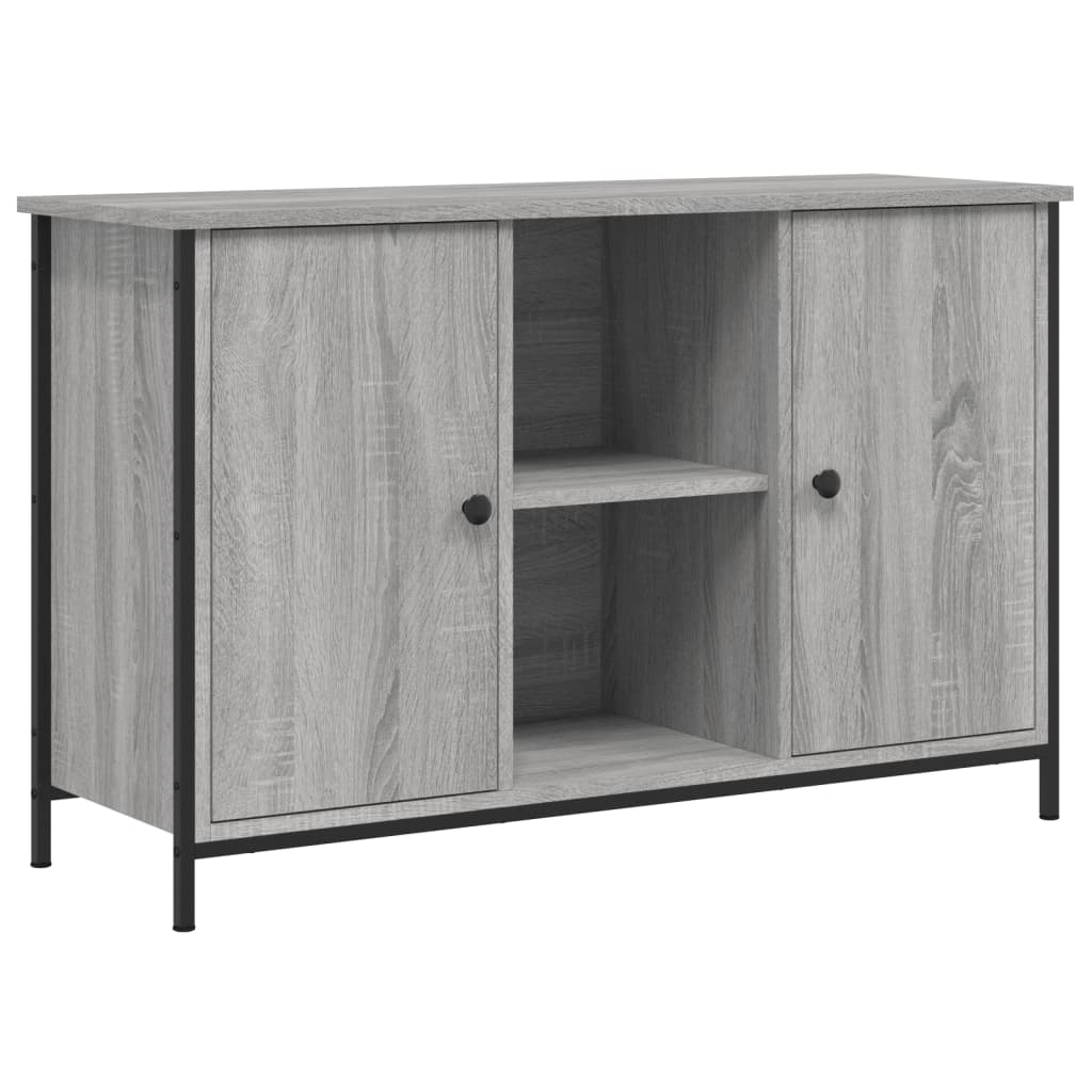 TV-Schrank Grau Sonoma-Eiche 100x35x65 cm Holzwerkstoff