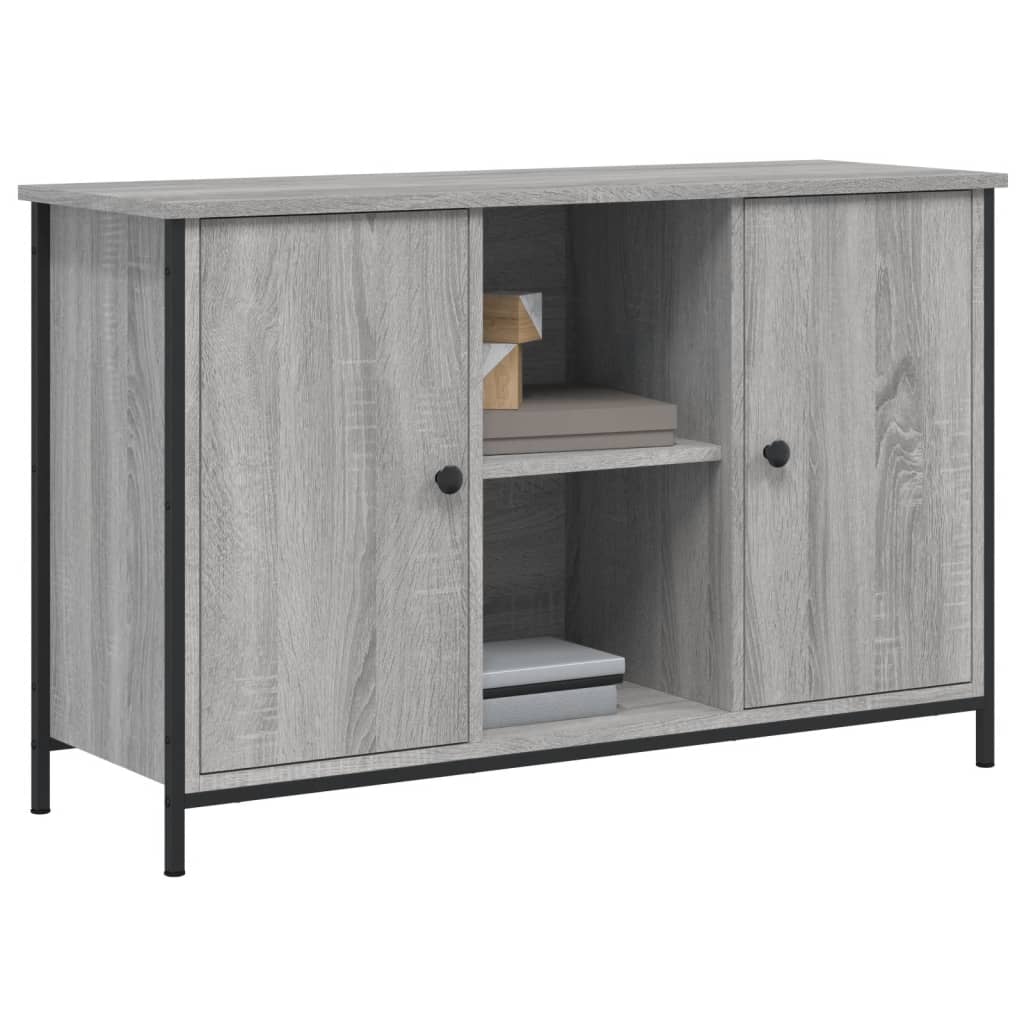TV-Schrank Grau Sonoma-Eiche 100x35x65 cm Holzwerkstoff