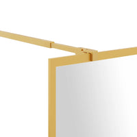 Thumbnail for Duschwand für Begehbare Dusche mit ESG Klarglas Golden 90x195cm