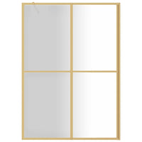 Thumbnail for Duschwand für Begehbare Dusche ESG Klarglas Golden 140x195cm